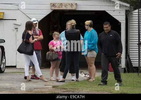 Mcintyre, GA, USA. Sep 23, 2014. Le miel Bobo avec la mère et le personnel de production Juin à domicile dans les régions rurales de Géorgie © Robin Rayne Nelson/ZUMA/Alamy Fil Live News Banque D'Images