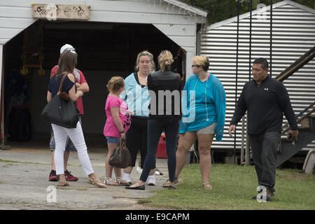 Mcintyre, GA, USA. Sep 23, 2014. Le miel Bobo avec la mère et le personnel de production Juin à domicile dans les régions rurales de Géorgie © Robin Rayne Nelson/ZUMA/Alamy Fil Live News Banque D'Images