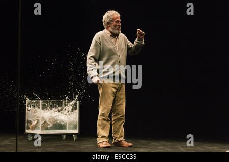 Richard Piper que Ekdal dans "le canard sauvage" au Barbican. Banque D'Images