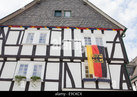 Centre-ville historique, Alter Vacances, Freudenberg, région Siegerland, Nordrhein-Westfalen, Germany, Europe Banque D'Images