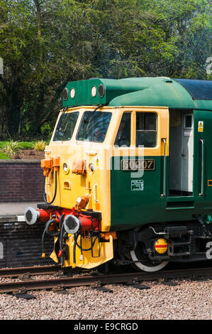 Catégorie 50 loco diesel à Leicester North railway station sur le Great Central Railway Banque D'Images