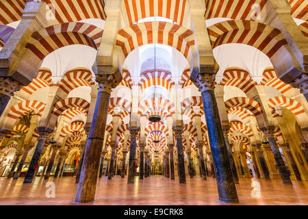 Cordoue, Espagne - circa 2014 : Mosque-Cathedral de Cordoue. Le site fait l'objet de conversion d'une église pour une mosquée et retour Banque D'Images