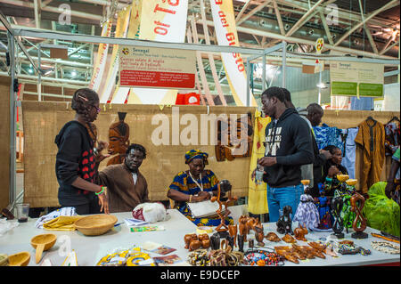 Le Lingotto Fiere, Turin, Italie. 25 octobre, 2014. Le Salone del Gusto e Terra Madre - Stand du Sénégal : crédit facile vraiment Star/Alamy Live News Banque D'Images