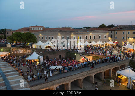 Amnonario Rocca Roveresca, Foro, Rock & Roll, à l'été 2014, Jamboree Senigallia, Italie Banque D'Images