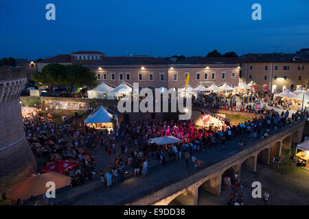 Amnonario Rocca Roveresca, Foro, Rock & Roll, à l'été 2014, Jamboree Senigallia, Italie Banque D'Images