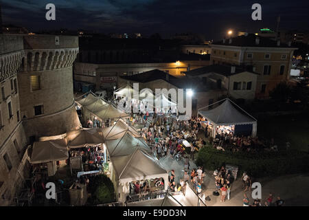 Amnonario Rocca Roveresca, Foro, Rock & Roll, à l'été 2014, Jamboree Senigallia, Italie Banque D'Images