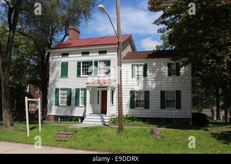 Stephens-Black Richmondtown historique, maison, Staten Island, New York Banque D'Images