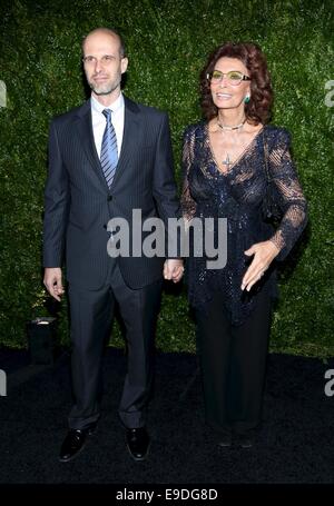 Tribeca Film Festival 2014 - 9e Conférence annuelle des artistes Chanel Dîner au Balthazar avec : Sophia Loren Où : New York, New York, United States Quand : 22 Avr 2014 Banque D'Images