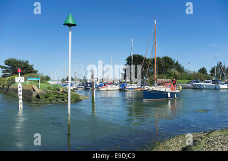 Emsworth Marina à Chichester Harbour . Havant Hampshire England UK Banque D'Images