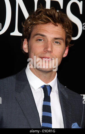 Los Angeles premiere de "The Quiet Ones' - Arrivées avec : Sam Claflin Où : Los Angeles, California, United States Quand : 22 Avr 2014 Banque D'Images