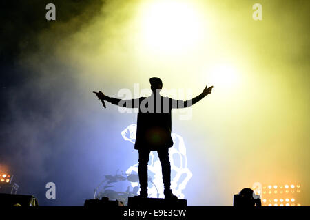 BENICASSIM, ESPAGNE - 17 juillet : Chase & Status (production de musique électronique britannique la bande de duo) effectue au Festival. Banque D'Images