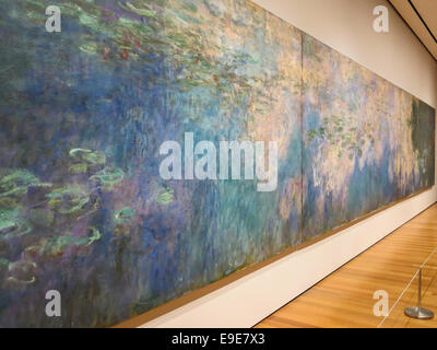 Claude Monet Peinture Aux Nénuphars, Musée D'Art Moderne, New York Banque D'Images