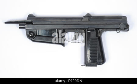 La Polish PM-63 RAK Ręczny Komandosów Automat - Commando, automatique avec poignée et pliée. A 9x18mm automatique Makarov Banque D'Images