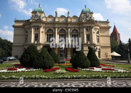 Juliusz Slowacki Theater, Cracovie Banque D'Images