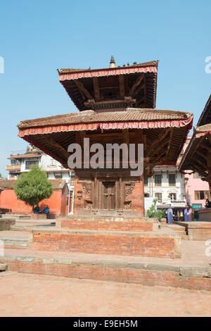 Temple sur Patan Durbar Square, au Népal. Il a été inscrit par l'UNESCO comme site du patrimoine mondial Banque D'Images