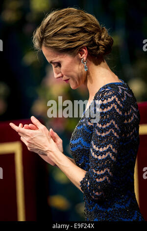 Königin der Verleihung der Letizia Prix du Prince des Asturies 2014 im Teatro Campoamor. Oviedo, 24.10.2014/photo alliance Banque D'Images