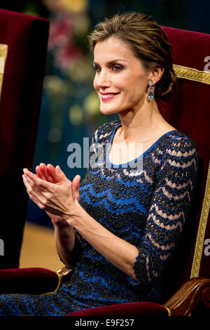 Königin der Verleihung der Letizia Prix du Prince des Asturies 2014 im Teatro Campoamor. Oviedo, 24.10.2014/photo alliance Banque D'Images