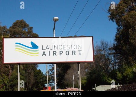 L'aéroport domestique de Launceston, Tasmanie, Australie Banque D'Images