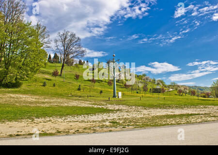 Sanctuaire de Marija Bistrica pilgrim hill Banque D'Images