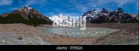 Cerro Torre de à la laguna PANORAMA Banque D'Images