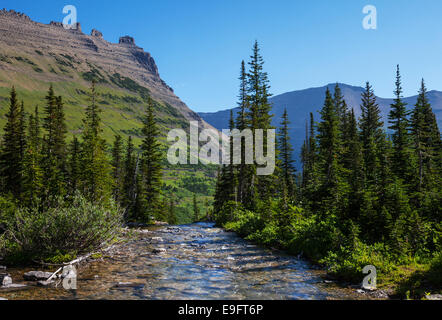 Le parc des glaciers Banque D'Images