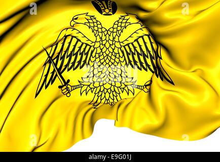 Drapeau de l'Église grecque orthodoxe Banque D'Images