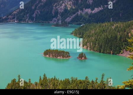 Lac de Diablo Banque D'Images