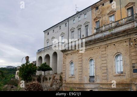 D'Avalos palace, Vasto, Abruzzo, Italie Banque D'Images