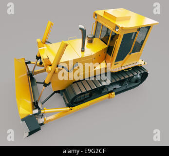 Bulldozer chenillé lourd Banque D'Images