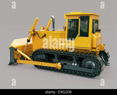 Bulldozer chenillé lourd Banque D'Images