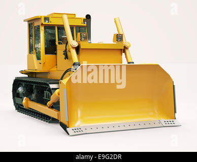 Bulldozer chenillé lourd Banque D'Images