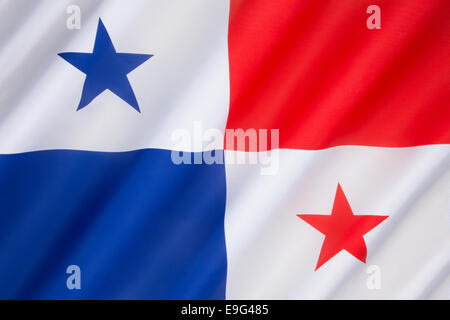 Drapeau du Panama Banque D'Images