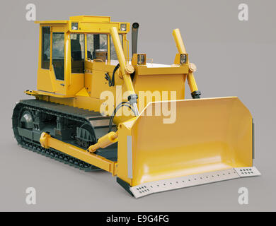Bulldozer chenillé lourd Banque D'Images