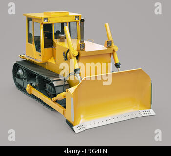 Bulldozer chenillé lourd Banque D'Images