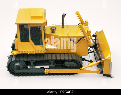 Bulldozer chenillé lourd Banque D'Images