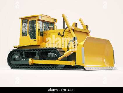Bulldozer chenillé lourd Banque D'Images