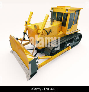 Bulldozer chenillé lourd Banque D'Images