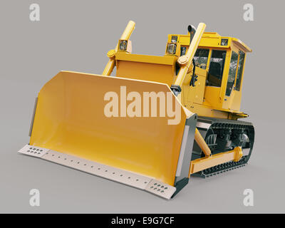 Bulldozer chenillé lourd Banque D'Images