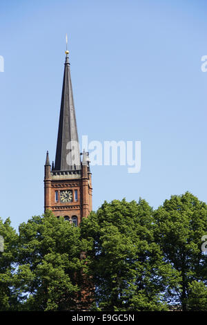 L'église paroissiale St Pauli à Hambourg, Allemagne Banque D'Images