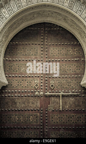 Portes anciennes, Maroc Banque D'Images