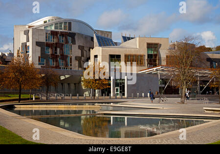Bâtiment du Parlement écossais, Edimbourg, Holyrood, Ecosse, Royaume-Uni Banque D'Images