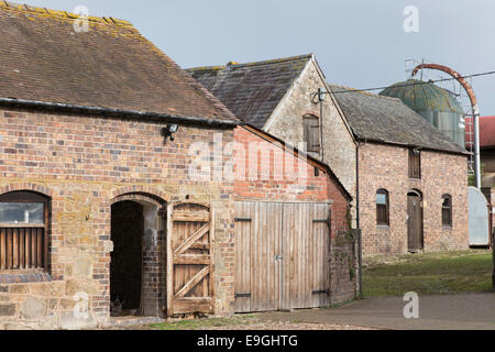 Vieille ferme de Aston sur l'Oisans, Shropshire, England, UK Banque D'Images