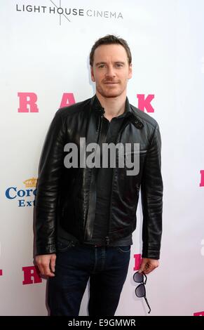 Premiere irlandais de Frank au phare de cinéma... Avec : Michael Fassbender Où : Dublin, Irlande Quand : 24 Avr 2014 Banque D'Images