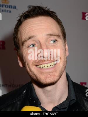 Premiere irlandais de Frank au phare de cinéma... Avec : Michael Fassbender Où : Dublin, Irlande Quand : 24 Avr 2014 Banque D'Images