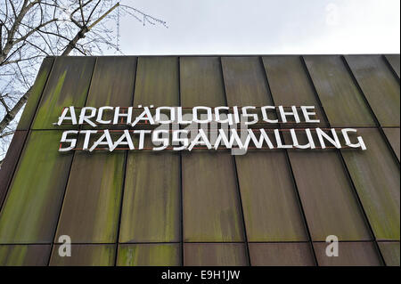 Archaeologische-Staatssammlung, musée archéologique, Munich, Haute-Bavière, Bavière, Allemagne Banque D'Images