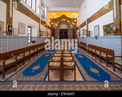 Synagogue Alzama, Derb Saka, Medina, Marrakech, Marrakech-Tensift-Al Haouz, Maroc Banque D'Images