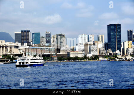 District skyline Centro Rio de Janeiro Brésil Banque D'Images