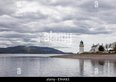 Mallaig phare, Mallaig, Highlands, Ecosse, Royaume-Uni Banque D'Images