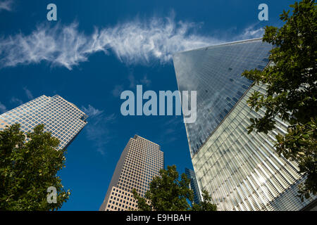 One World Trade Center, le site du World Trade Center, Ground Zero, Manhattan, New York, United States Banque D'Images