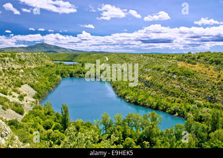 Parc national de la rivière Krka - Brljan lake Banque D'Images